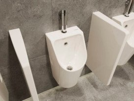 Разделительная перегородка для писсуара Hansgrohe EluPura Original Q керамика белый 60173450