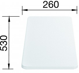 Разделочная доска Blanco белый пластик 217611