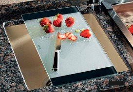 Разделочная доска Blanco Zerox безопасное стекло 219645