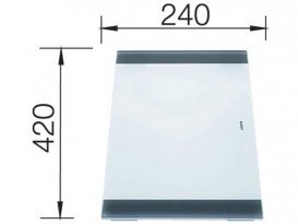 Разделочная доска Blanco Zerox безопасное стекло 219645