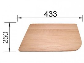 Разделочная доска фигурная Blanco подходит к мойке Blanco Delta-IF массив бука 513484