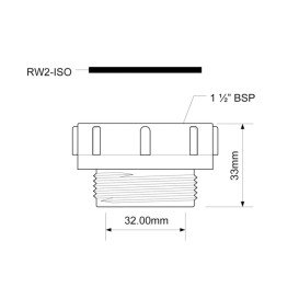 Редукция McAlpine BP 1½ХP 1¼ полипропилен белый HC54