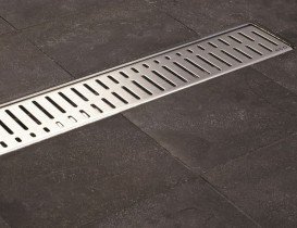 Решітка для зливного трапа ACO ShowerDrain C Хвиля 585 мм нержавіюча сталь 408556