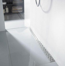 Решітка для зливного трапа ACO ShowerDrain C Лінія 685 мм нержавіюча сталь 408585