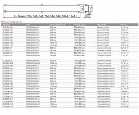 Решітка для водовідвідного жолоба AlcaPlast Glass 550 мм коричневе скло GL1203-550