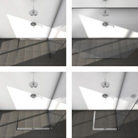 Решітка TECE TECEdrainline Basic для душового трапа полірована кутова 1200 мм нержавіюча сталь 611210