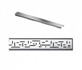 Решетка TECE TECEdrainline Lines для душевого трапа полированная прямая 1000 мм нержавеющая сталь 601020