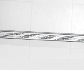 Решетка TECE TECEdrainline Organic для душевого трапа матовая прямая 800 мм нержавеющая сталь 600861