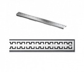 Решітка TECE TECEdrainline Royal для душового трапу матова пряма 1000 мм нержавіюча сталь 601041