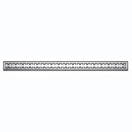 Решетка TECE TECEdrainline Royal для душевого трапа матовая прямая 1500 мм нержавеющая сталь 601541