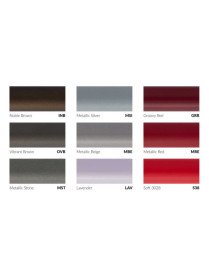 Рейлінг Terma Case Slim 520 мм хром та палітра RAL WRRCSS052