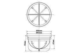 Резиновая защита от брызг для измельчителя пищевых отходов McAlpine WDU-GUARD