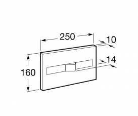 Унитаз подвесной Roca Gap A34647L+A80147 + Инсталляция Roca Pro A89009 + Кнопка Roca A890096