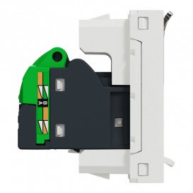Розетка комп'ютерна Schneider Electric Unica New RJ45 категорія 6 STP 1 модуль білий NU341618