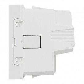 Розетка Schneider Electric Unica New 2 модуля із заземленням білий NU303618