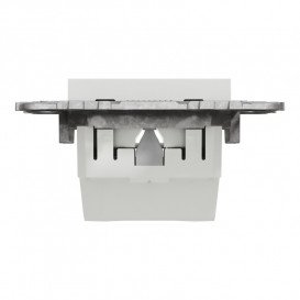 Розетка Schneider електрична Unica нова з заземленням білий NU503618