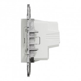 Розетка Schneider електрична Unica нова з заземленням білий NU503618