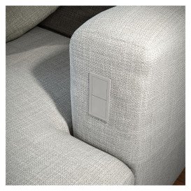 Розетковий блок ASA Plastici VersaHit Mono 1x220В теплий білий 060.25F.00006