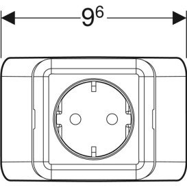 Розетковий модуль для дзеркальних шаф Geberit One 502.669.00.1