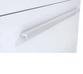 Ручка для шкафчика Roca Kwadro 40 см алюминий белый матовый A817030576