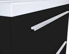 Ручка для шафки Roca Kwadro 60 см алюміній білий матовий A817031576