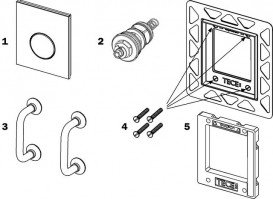 Ручки TECE для демонтажа панели смыва (2 шт.) на присосках 9820180