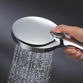 Ручний душ на тримачі Grohe Rainshower Smartactive 130 3-режимний хром 26580000