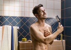 Ручной душ на держателе Hansgrohe Activera Select S 2-режимный EcoSmart хром 28052000