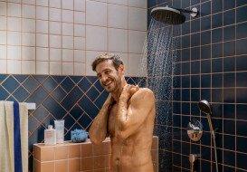 Ручной душ на держателе Hansgrohe Activera Select S 2-режимный EcoSmart хром 28052000