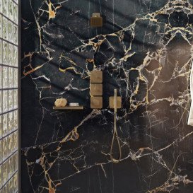 Ручний душ на тримачі Hansgrohe Axor Citterio C 2-режимний матова бронза 49626140