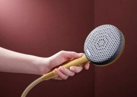 Ручной душ на держателе Hansgrohe Raindance Alive Select S 3-режимный EcoSmart бронза 24611140