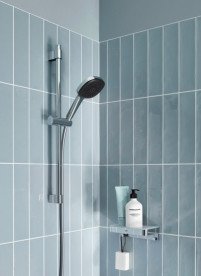 Ручной душ на штанге Grohe QuickFix Vitalio Comfort 110 2-режимный хром 26398001