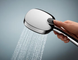 Ручний душ на штанзі Grohe QuickFix Vitalio Comfort 110 3-режимний хром 26932001