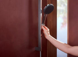 Ручной душ на штанге Hansgrohe Raindance Alive Select S 65 см 3 режима EcoSmart хром 24600000