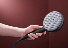 Ручний душ на штанзі Hansgrohe Raindance Alive Select S 65 см 3 режими EcoSmart чорний матовий 24600670