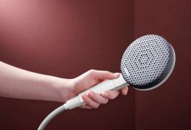 Ручной душ на штанге Hansgrohe Raindance Alive Select S 65 см 3 режима EcoSmart белый матовый 24600700