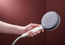 Ручний душ на штанзі Hansgrohe Raindance Alive Select S 90 см 3 режими EcoSmart білий матовий 24601700