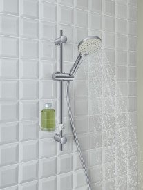 Ручной душ на штанге Villeroy & Boch Universal Showers 3-режимный хром TVS10900400061