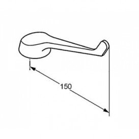 Рычаг для смесителя Kludi Medi Mix хром 7571805-00
