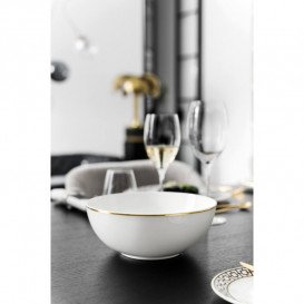 Салатниця Villeroy & Boch MetroChic 23 см білий/золото/чорний 10-4652-3170