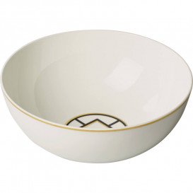 Салатниця Villeroy & Boch MetroChic 23 см білий/золото/чорний 10-4652-3170
