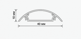 Самоклеючий кабель-канал аудіо/відео Salag білий 140100