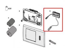 Сенсор инфракрасный для панели смыва Tece TECEplanus 6В 9820198