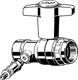 Шаровой кран Viega Easytop 2275.5 DN40хRp1½ кремниевая бронза 746926