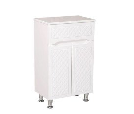 Шафка для ванної напольної Аквародос Родорс 51х85 см ДСП/МДФ білий АР000001185