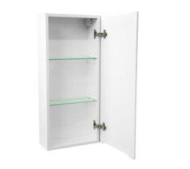 Шкафчик для ванной подвесной Аквародос Акцент 35х80 см ДСП/МДФ белый АР000019839