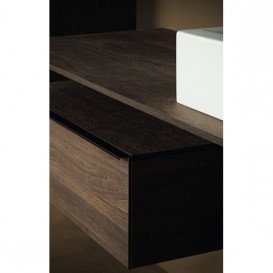 Шкафчик для ванной подвесной Laufen Space 78,9x51,8x24,9 см HPL темный вяз H4111611601031