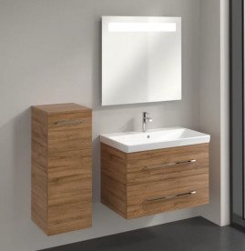 Шкафчик для ванной Villeroy & Boch Avento 35х40,4 см петли слева ДСП дуб канзас A89500RH