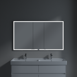 Шафка для ванної Villeroy & Boch My View Now 130x75 см з підсвічуванням алюміній/дзеркало A4561300