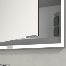 Шкафчик для ванной Villeroy & Boch My View Now 60x75 см с подсветкой алюминий/зеркало A4566L00